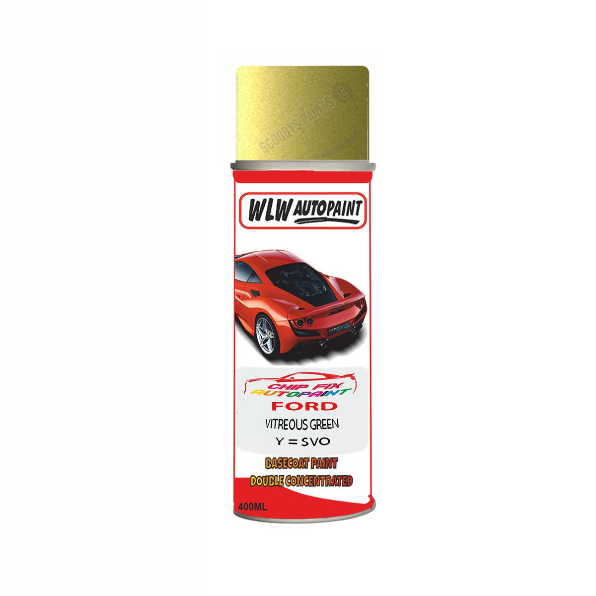 Ford Vitreous Green Paint Code Y = Svo Colour Aerosol Spray Paint Car Touch Up Spray Paint