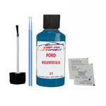 Paint For Ford Fiesta WEDGEWOOD BLUE 1989-1998 BLUE Touch Up Paint