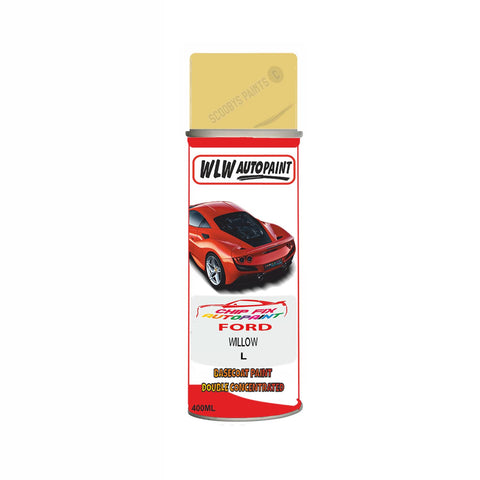 Ford Willow Paint Code L Aerosol Spray Paint Scratch Repair