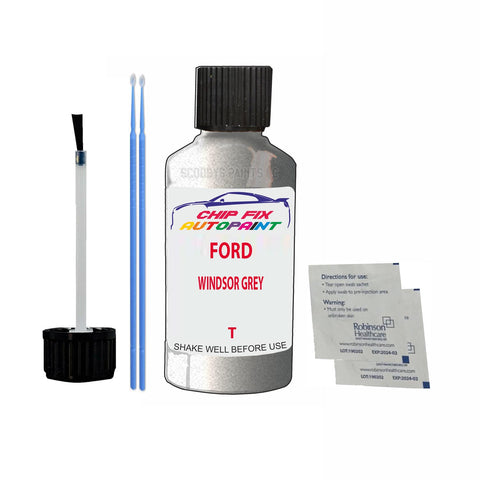 Paint For Ford Fiesta WINDSOR GREY 1992-1995 GREY Touch Up Paint