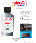 paint code location sticker Bmw 3 Series Limo Glacier Blue 280 1986-1995 Blue plate find code