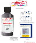 paint code location sticker Vauxhall Antara Gunsmoke Grey Gqk 2012-2012 Grey plate find code