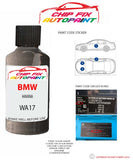 paint code location sticker Bmw Z Series Havana Wa17 2004-2018 Brown plate find code