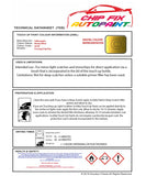 Data saftey sheet Crossup Honig Yellow LB1W 2016-2021 Yellow instructions for use