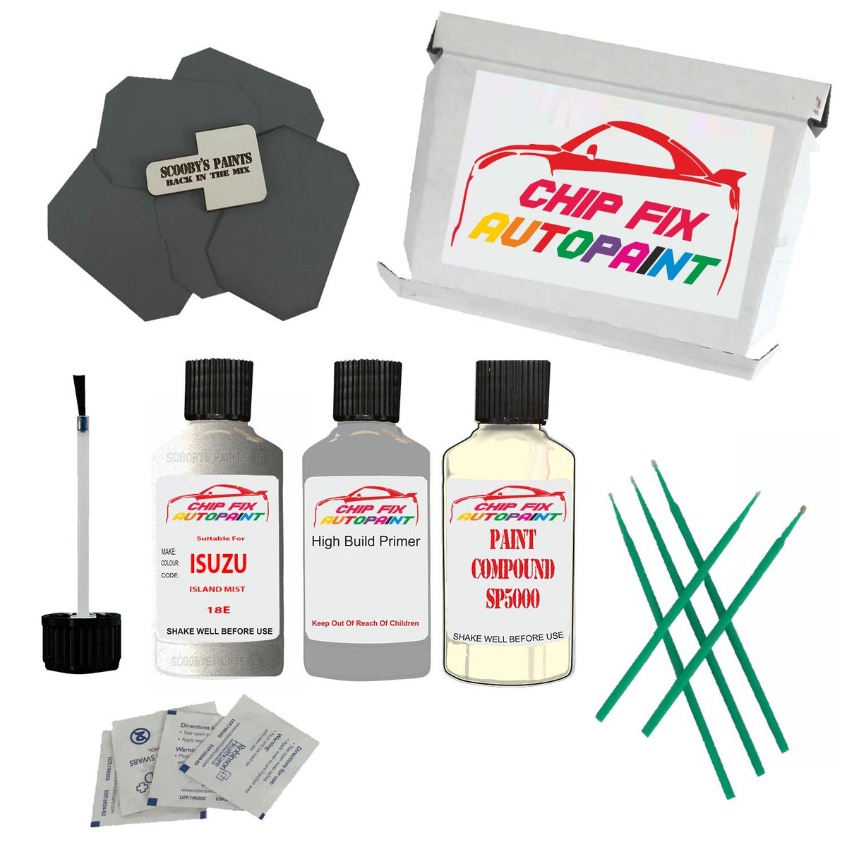 Paint Suitable For ISUZU ISLAND MIST Colour Code 18E Touch Up Scratch ...