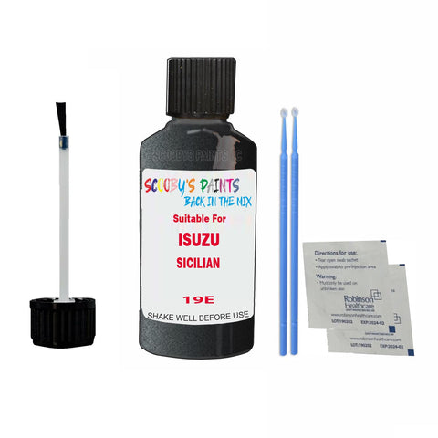 Paint Suitable For ISUZU SICILIAN Colour Code 19E Touch Up Scratch Repair Paint Kit