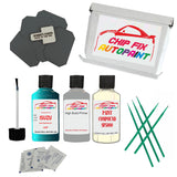 ISUZU AEGEAN BLUE Colour Code 28F Touch Up paint colour code location sticker