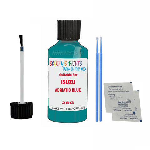 Paint Suitable For ISUZU ADRIATIC BLUE Colour Code 28G Touch Up Scratch Repair Paint Kit