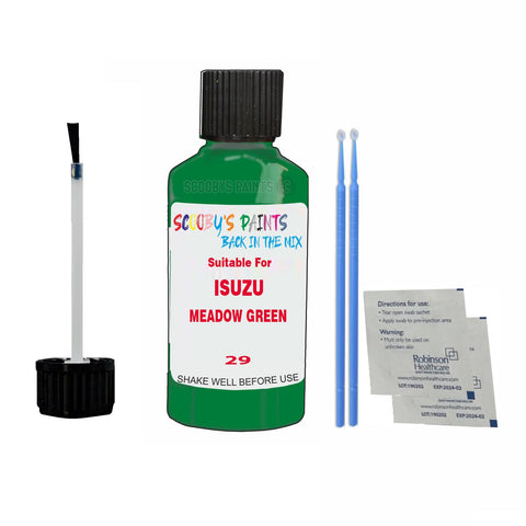 Paint Suitable For ISUZU MEADOW GREEN Colour Code 29 Touch Up Scratch Repair Paint Kit