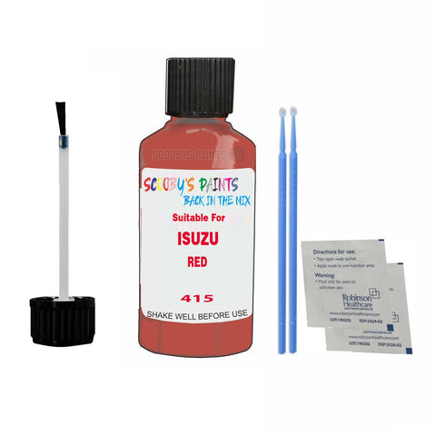 Paint Suitable For ISUZU RED Colour Code 415 Touch Up Scratch Repair Paint Kit