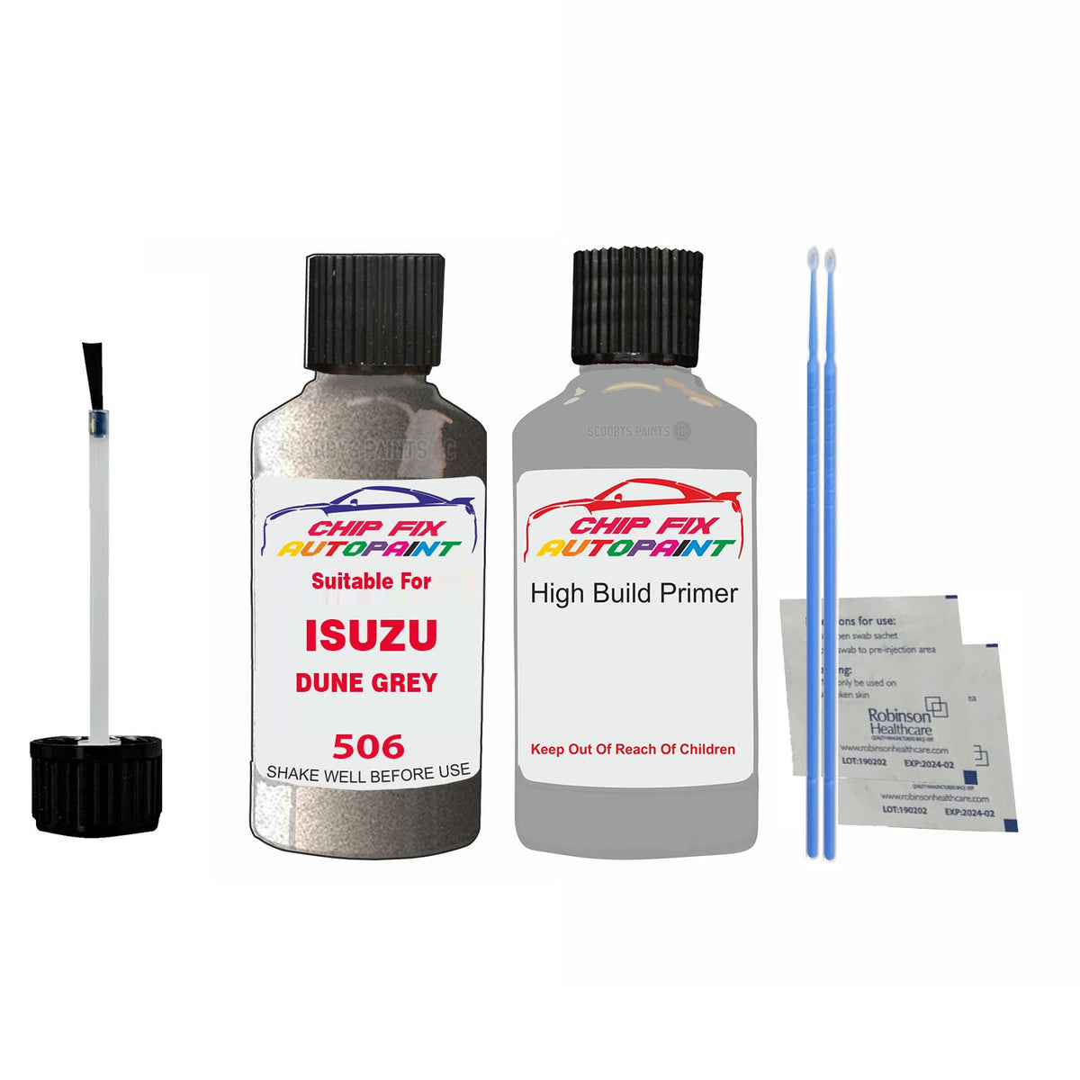 Paint Suitable For ISUZU DUNE GREY Colour Code 506 Touch Up Scratch Re ...