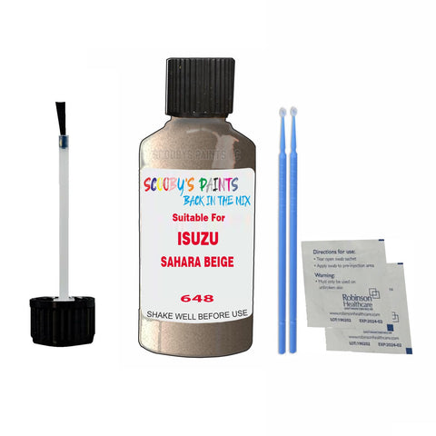 Paint Suitable For ISUZU SAHARA BEIGE Colour Code 648 Touch Up Scratch Repair Paint Kit