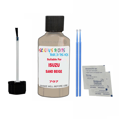 Paint Suitable For ISUZU SAND BEIGE Colour Code 707 Touch Up Scratch Repair Paint Kit