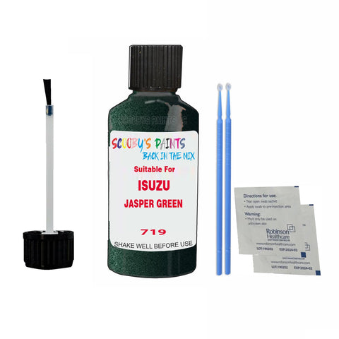 Paint Suitable For ISUZU JASPER GREEN Colour Code 719 Touch Up Scratch Repair Paint Kit