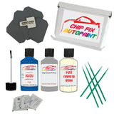 ISUZU MARINE BLUE Colour Code 722 Touch Up paint colour code location sticker