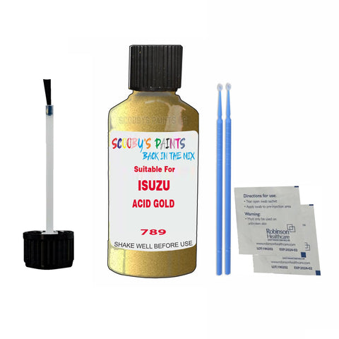 Paint Suitable For ISUZU ACID GOLD Colour Code 789 Touch Up Scratch Repair Paint Kit