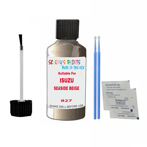Paint Suitable For ISUZU SEASIDE BEIGE Colour Code 827 Touch Up Scratch Repair Paint Kit