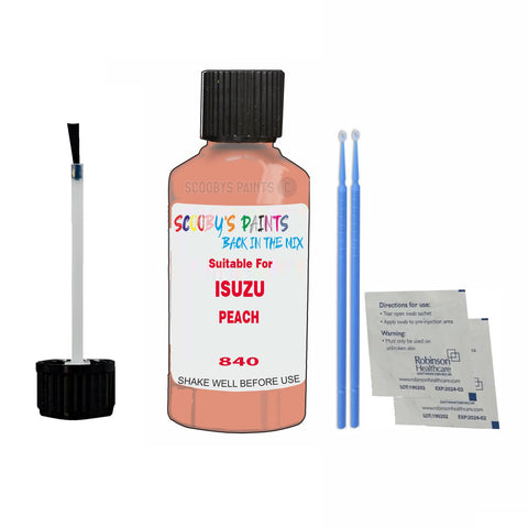 Paint Suitable For ISUZU PEACH Colour Code 840 Touch Up Scratch Repair Paint Kit