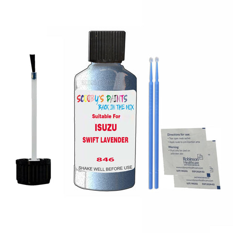 Paint Suitable For ISUZU SWIFT LAVENDER Colour Code 846 Touch Up Scratch Repair Paint Kit