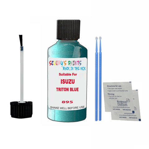 Paint Suitable For ISUZU TRITON BLUE Colour Code 895 Touch Up Scratch Repair Paint Kit