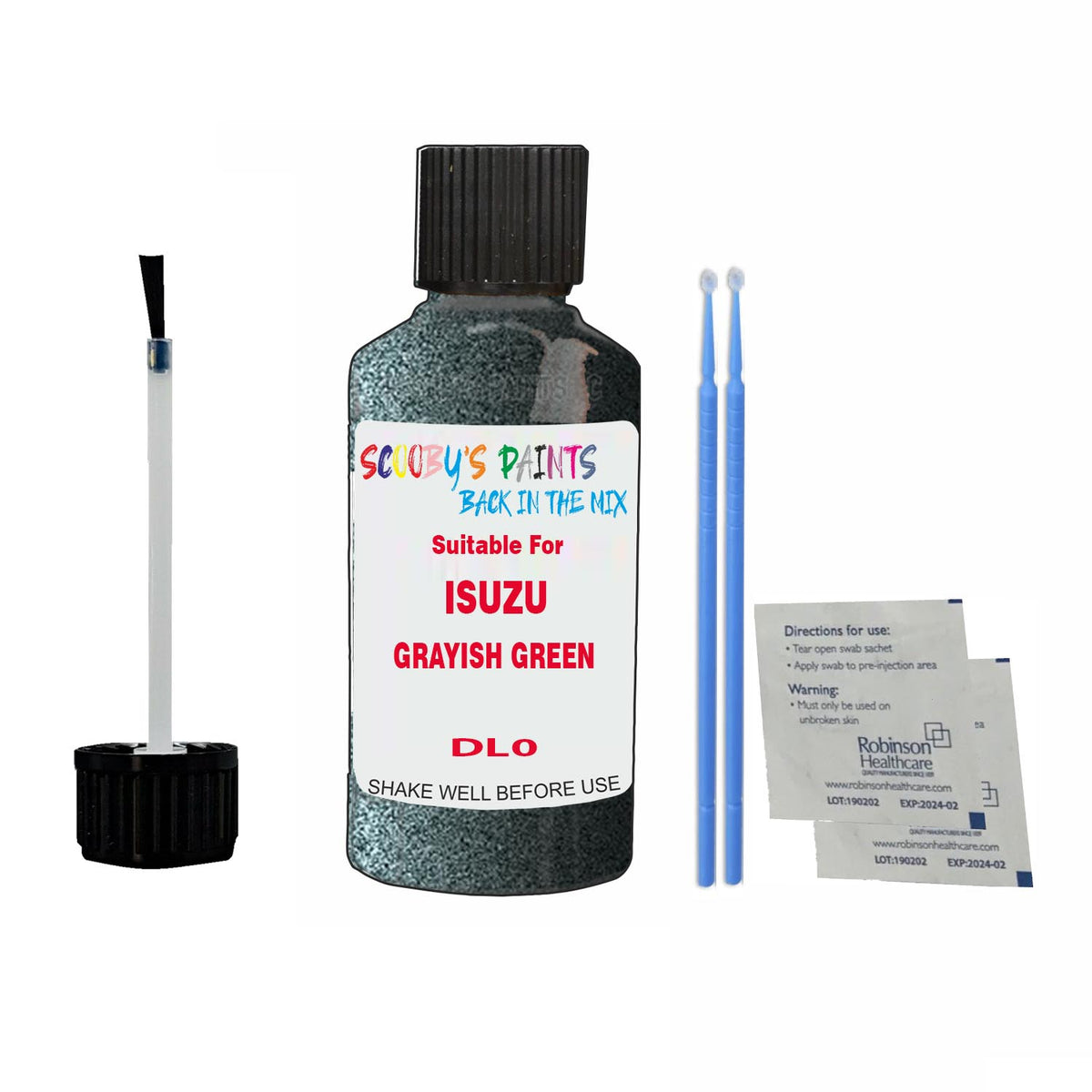 Paint Suitable For ISUZU GRAYISH GREEN Colour Code DL0 Touch Up Scratc ...