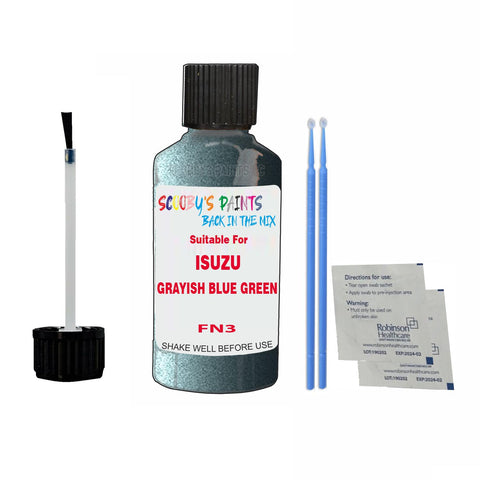 Paint Suitable For ISUZU GRAYISH BLUE GREEN Colour Code FN3 Touch Up Scratch Repair Paint Kit