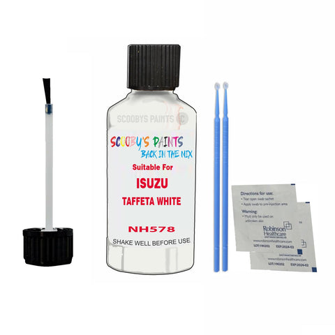 Paint Suitable For ISUZU TAFFETA WHITE Colour Code NH578 Touch Up Scratch Repair Paint Kit