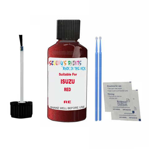 Paint Suitable For ISUZU RED Colour Code RE Touch Up Scratch Repair Paint Kit