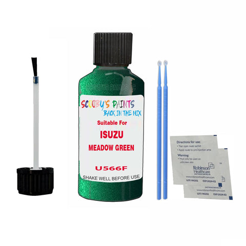 Paint Suitable For ISUZU MEADOW GREEN Colour Code U566F Touch Up Scratch Repair Paint Kit