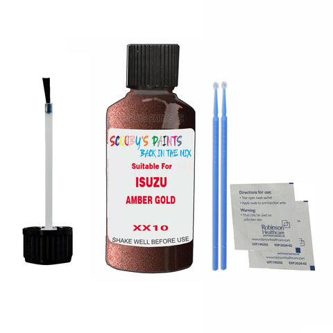 Paint Suitable For ISUZU AMBER GOLD Colour Code XX10 Touch Up Scratch Repair Paint Kit