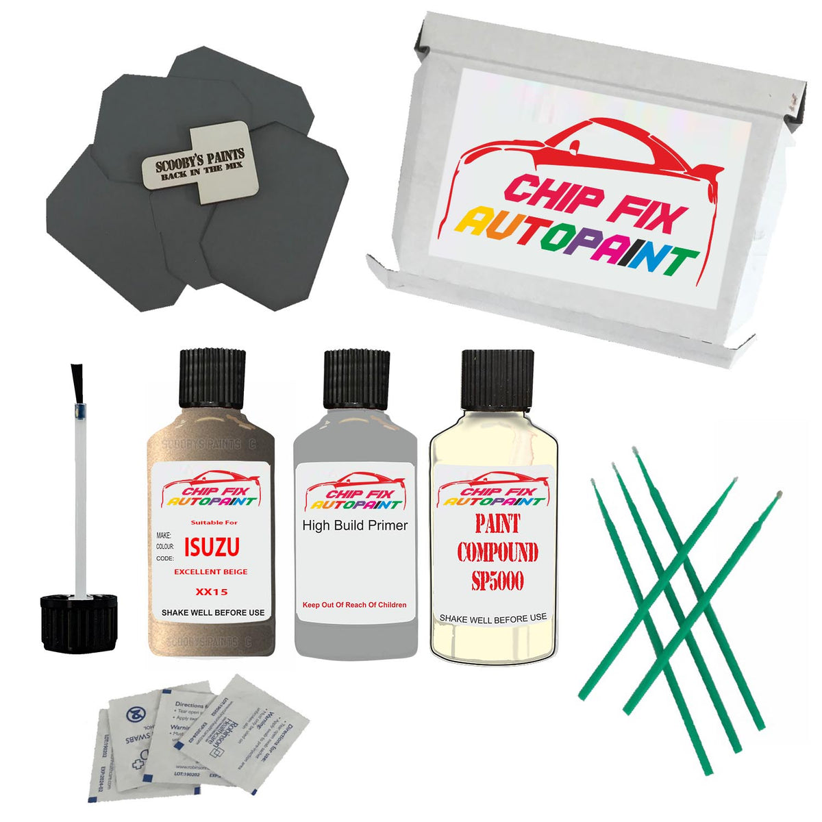 Paint Suitable For ISUZU EXCELLENT BEIGE Colour Code XX15 Touch Up Scr ...