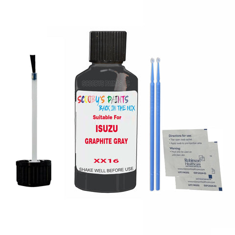 Paint Suitable For ISUZU GRAPHITE GRAY Colour Code XX16 Touch Up Scratch Repair Paint Kit