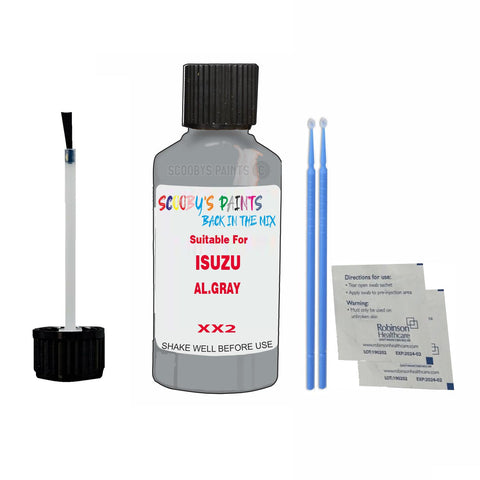 Paint Suitable For ISUZU AL.GRAY Colour Code XX2 Touch Up Scratch Repair Paint Kit
