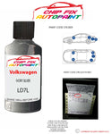genuine Vw Vw Polo Ivory Silver LD7L 2017-2021 Silver/Grey Perfect match pen brush