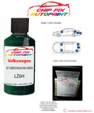 genuine Vw Vw Touareg Jet Green/Highland Green LZ6H 2010-2014 Green Perfect match pen brush