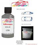 genuine Vw Vw Touareg Kristall Grey L5J6 2002-2005 Silver/Grey Perfect match pen brush