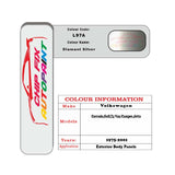 Paint code location for Vw Corrado Diamant Silver L97A 1975-2001 Silver/Grey Code sticker paint plate chip pen paint