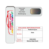 Paint code location for Vw Touran Bambusgrey LA7X 2003-2021 Silver/Grey Code sticker paint plate chip pen paint