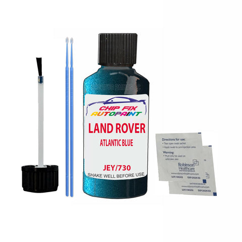 Land Rover Atlantic Blue Paint Code Jey/730 Touch Up Paint Scratch Repair