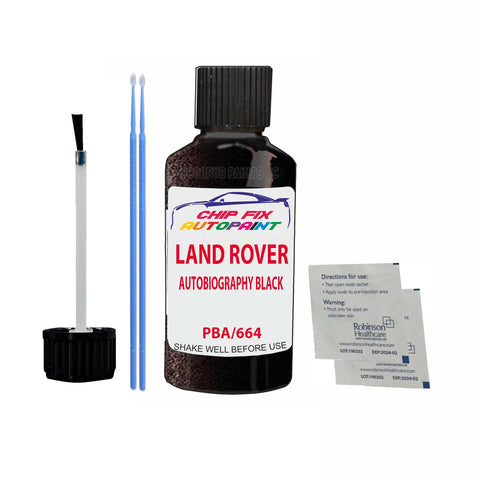 Land Rover Autobiography Black Paint Code Pba/664 Touch Up Paint Scratch Repair