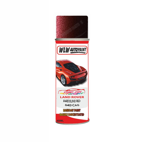 Land Rover Bardolino Red Paint Code 840/Cag Aerosol Spray Paint Scratch Repair