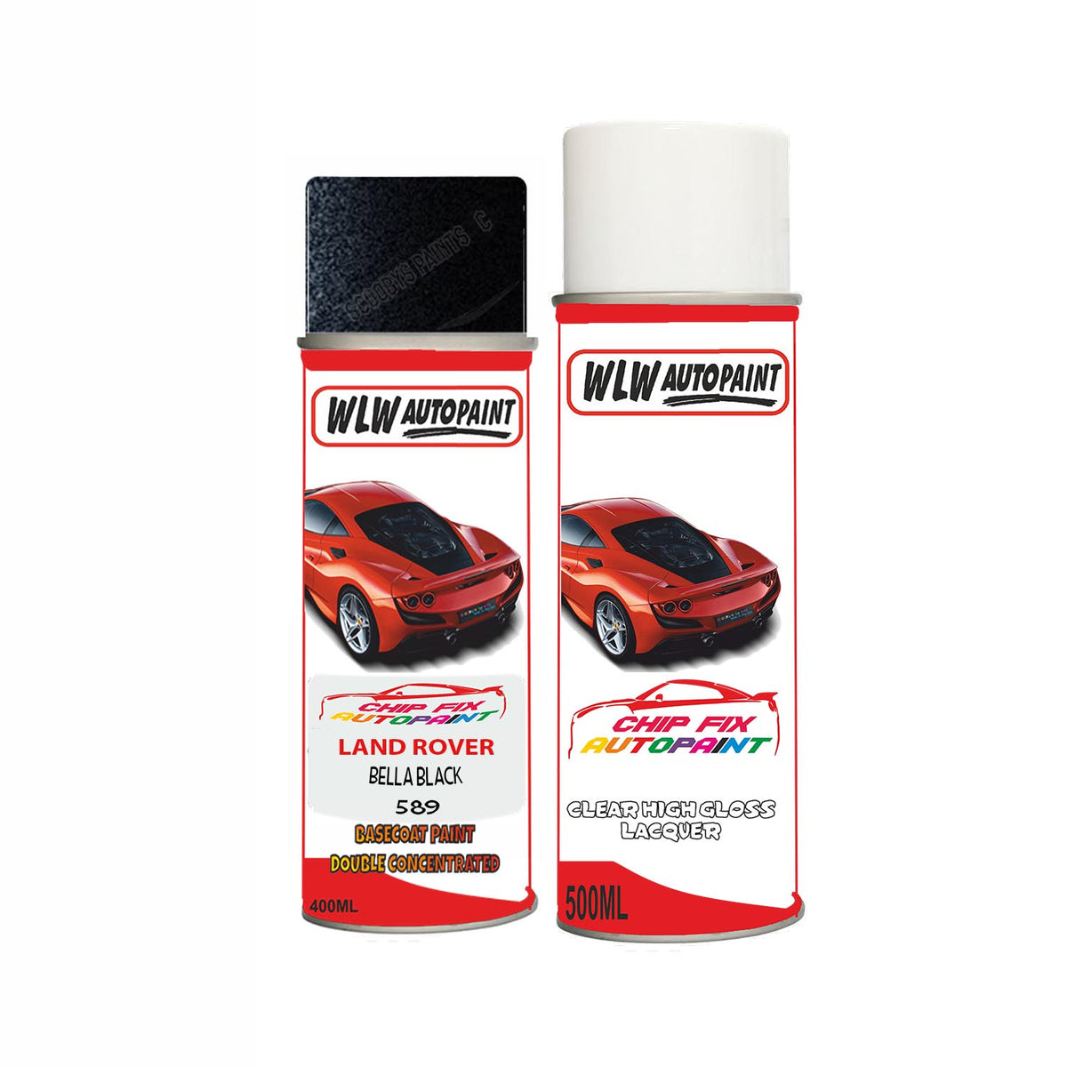 Paint Suitable For Land Rover Bella Black Paint Code 589 Aerosol Spray ...
