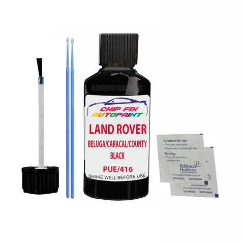 Land Rover Beluga/Caracal/County Black Paint Code Pue/416 Touch Up Paint Scratch Repair