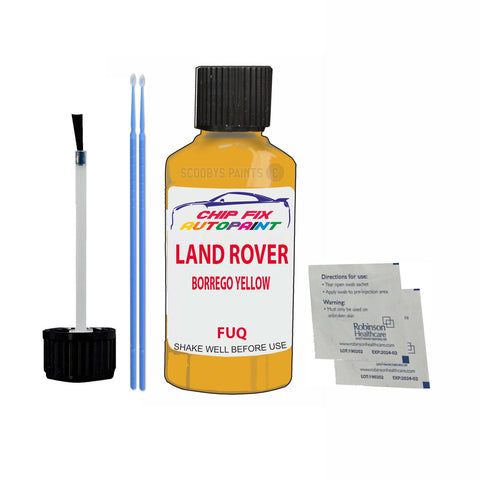 Land Rover Borrego Yellow Paint Code Fuq Touch Up Paint Scratch Repair