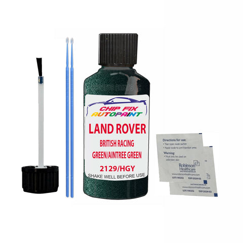 Land Rover British Racing Green/Aintree Green Paint Code 2129/Hgy Touch Up Paint Scratch Repair