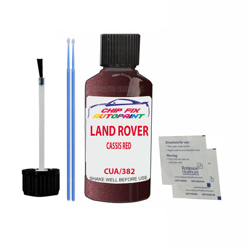 Land Rover Cassis Red Paint Code Cua/382 Touch Up Paint Scratch Repair