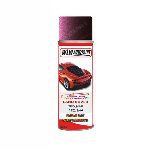 Land Rover Damson Red Paint Code Zzz/844 Aerosol Spray Paint Scratch Repair