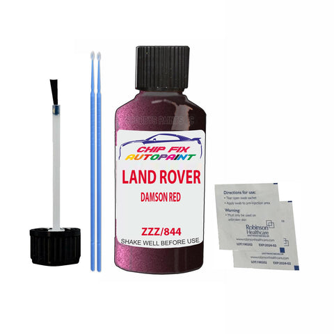 Land Rover Damson Red Paint Code Zzz/844 Touch Up Paint Scratch Repair