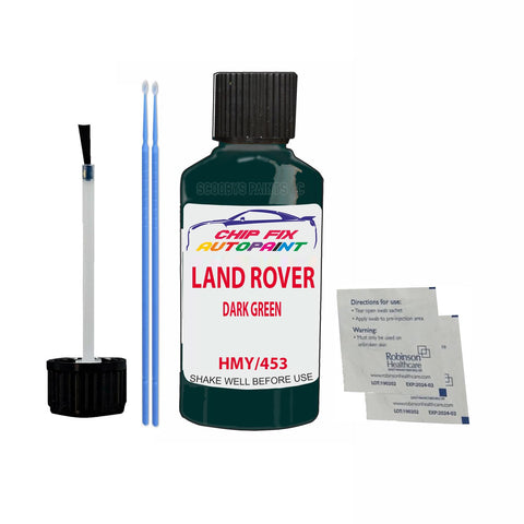 Land Rover Dark Green Paint Code Hmy/453 Touch Up Paint Scratch Repair
