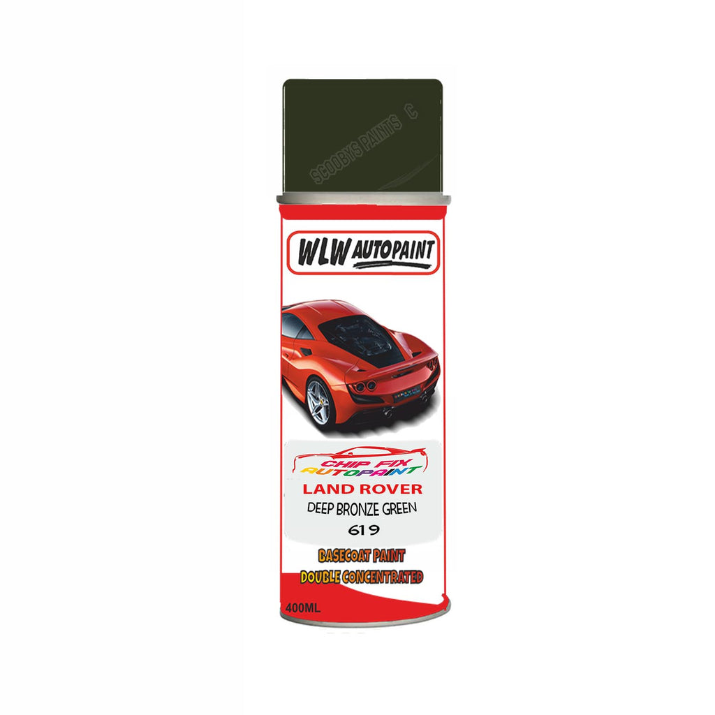 Paint Suitable For Land Rover Deep Bronze Green Paint Code 619 Aerosol ...